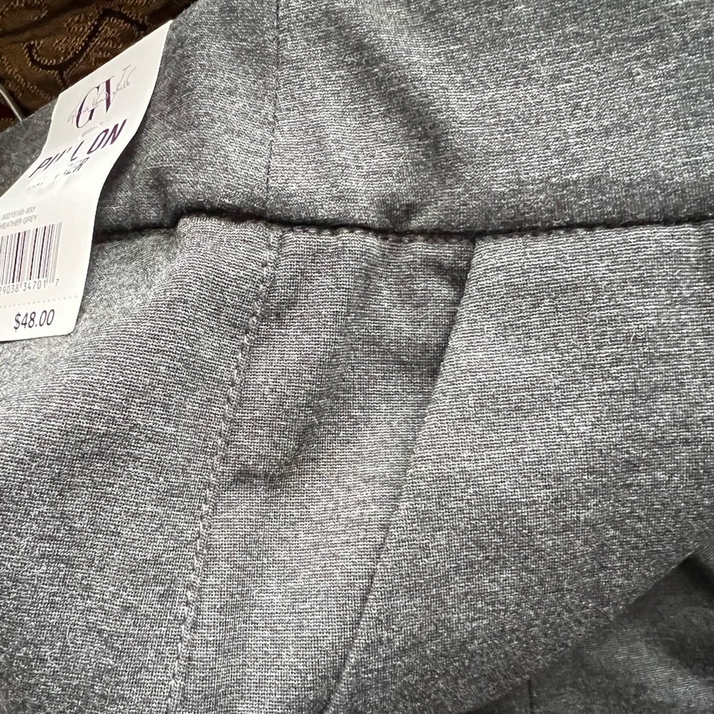 Gloria Vanderbilt Gray Wide-Leg Trouser Pants NWT Size 8 - Picture 6 of 11
